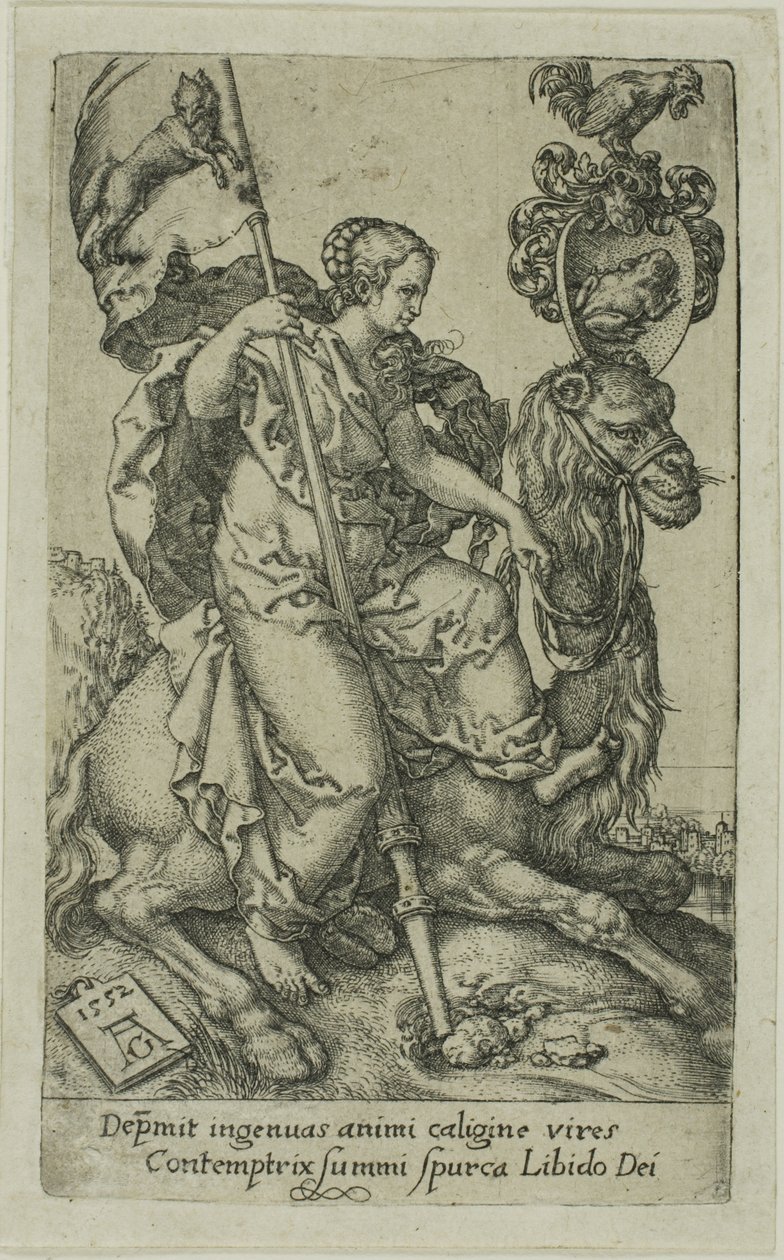 Pożądanie, od wad autorstwa Heinrich Aldegrever