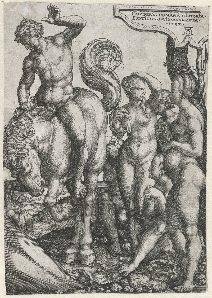 Marek Curtius autorstwa Heinrich Aldegrever