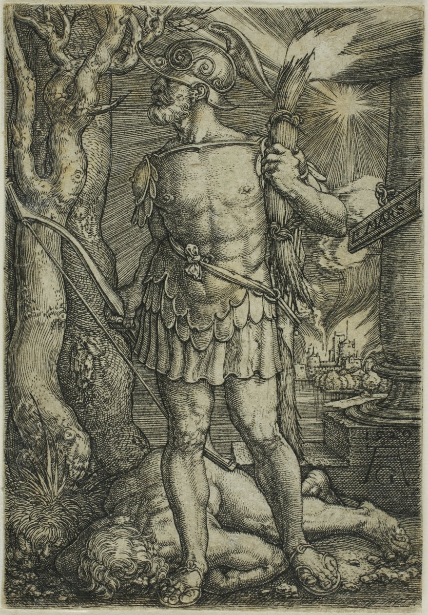 Mars autorstwa Heinrich Aldegrever