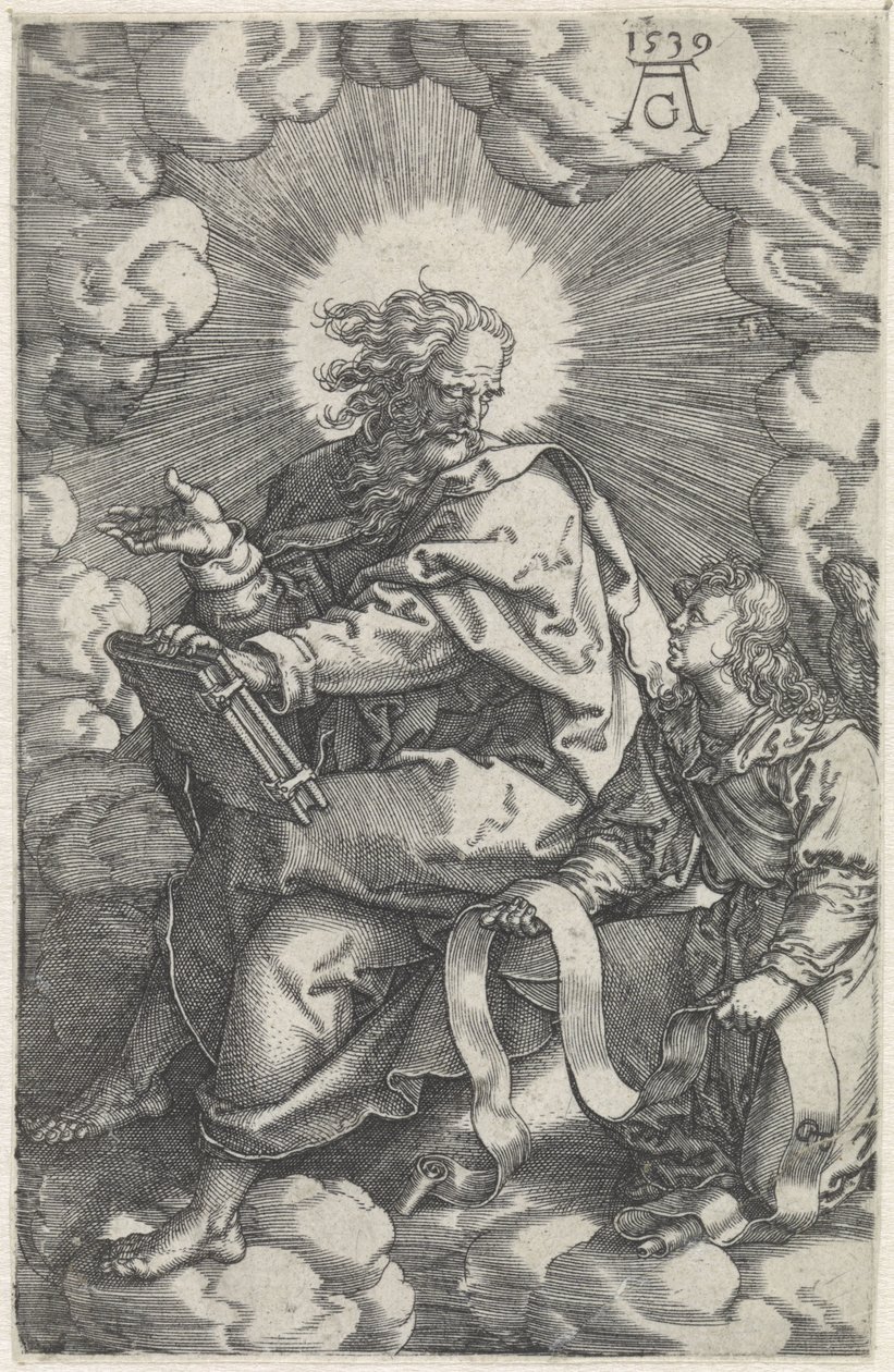 Mateusz Czterech Ewangelistów (tytuł serii) autorstwa Heinrich Aldegrever