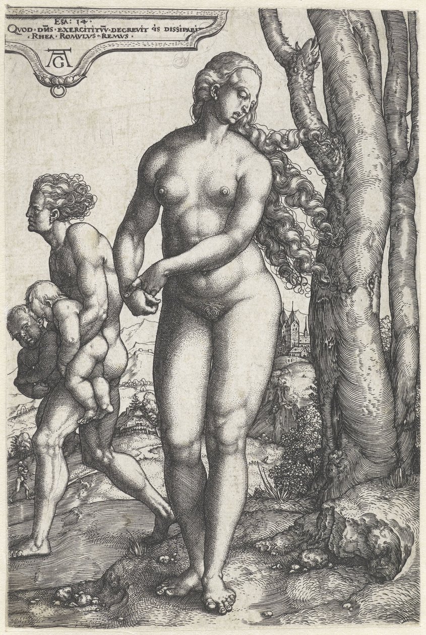 Rea Silvia autorstwa Heinrich Aldegrever