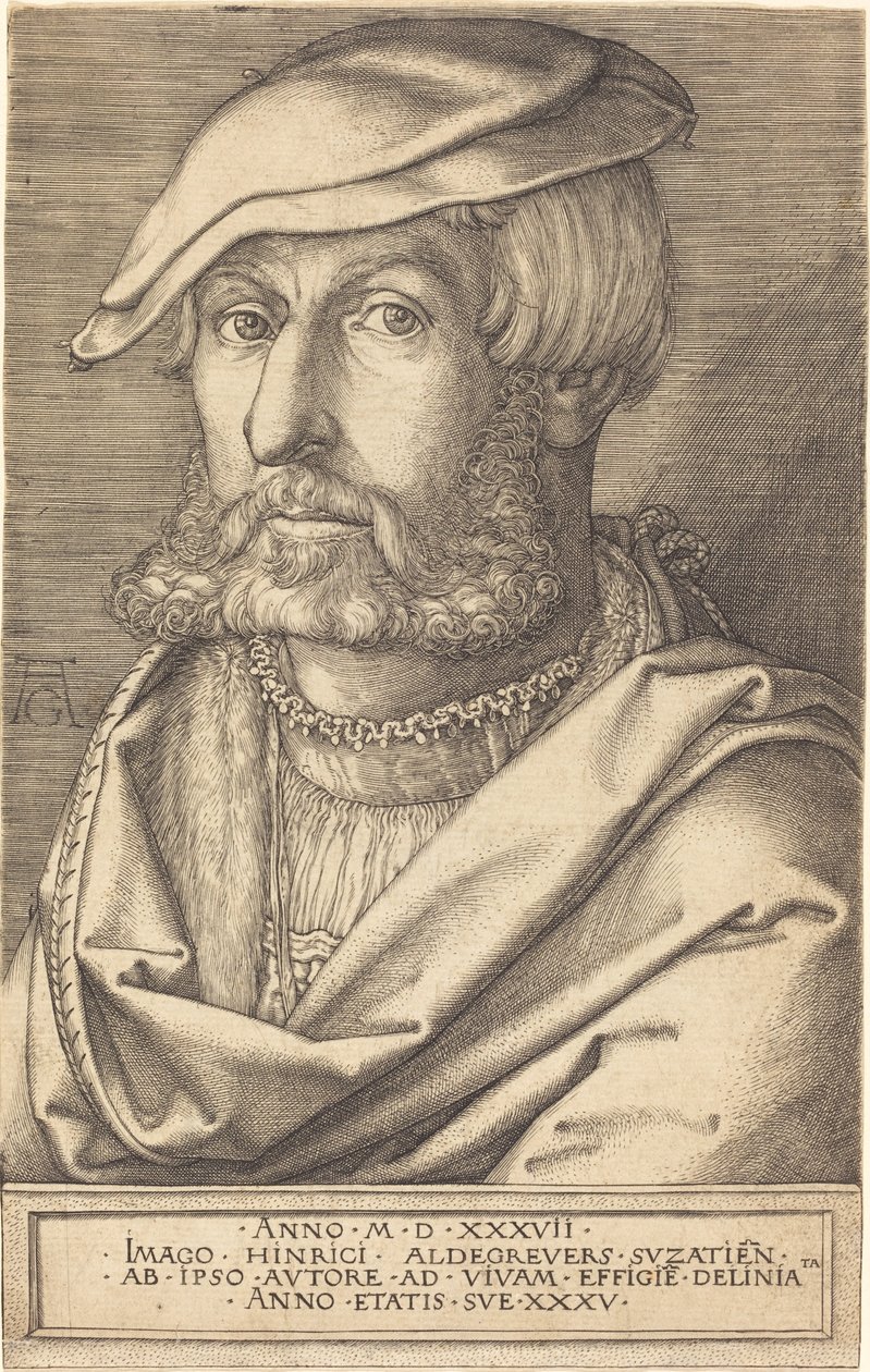 Autoportret autorstwa Heinrich Aldegrever