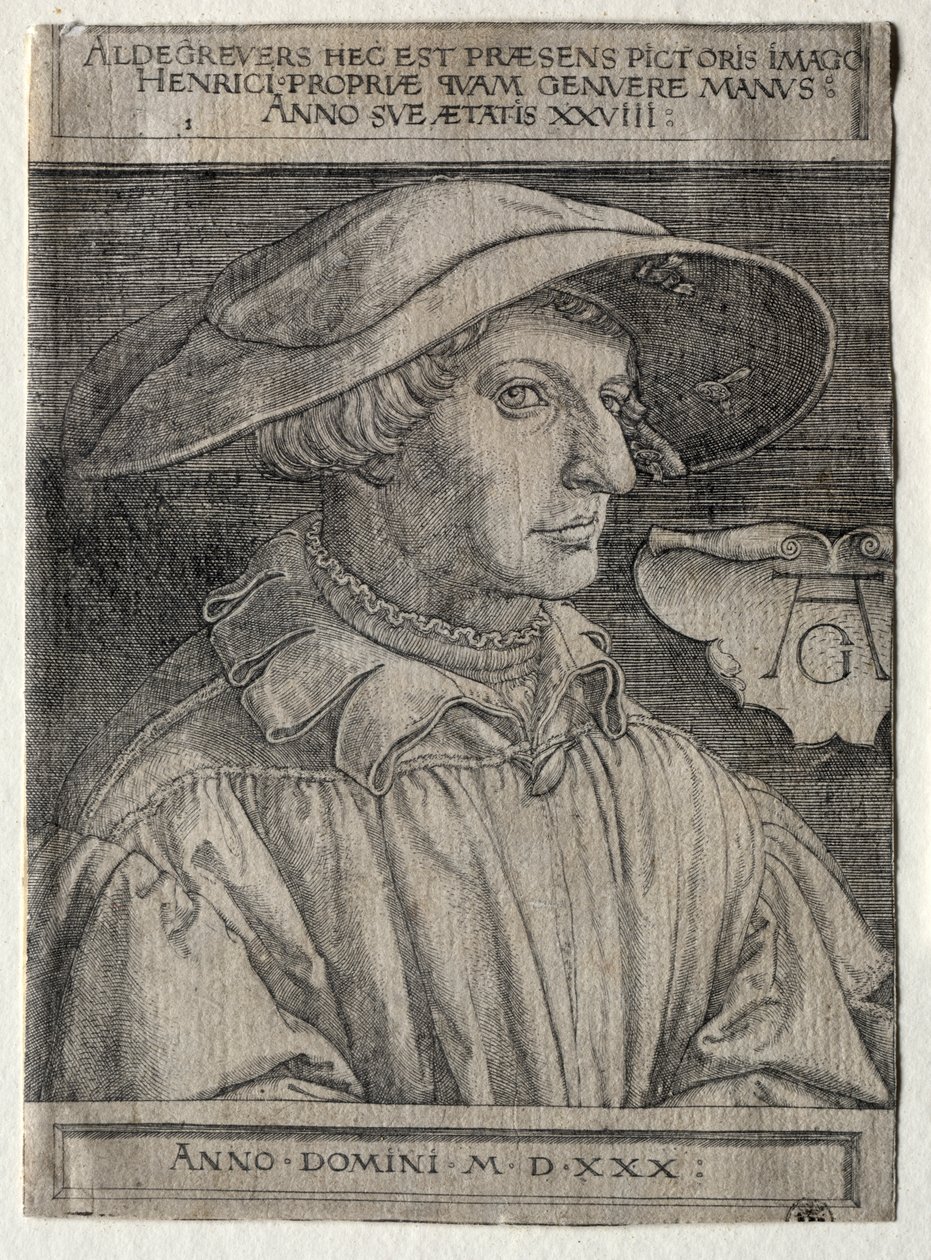 Autoportret autorstwa Heinrich Aldegrever