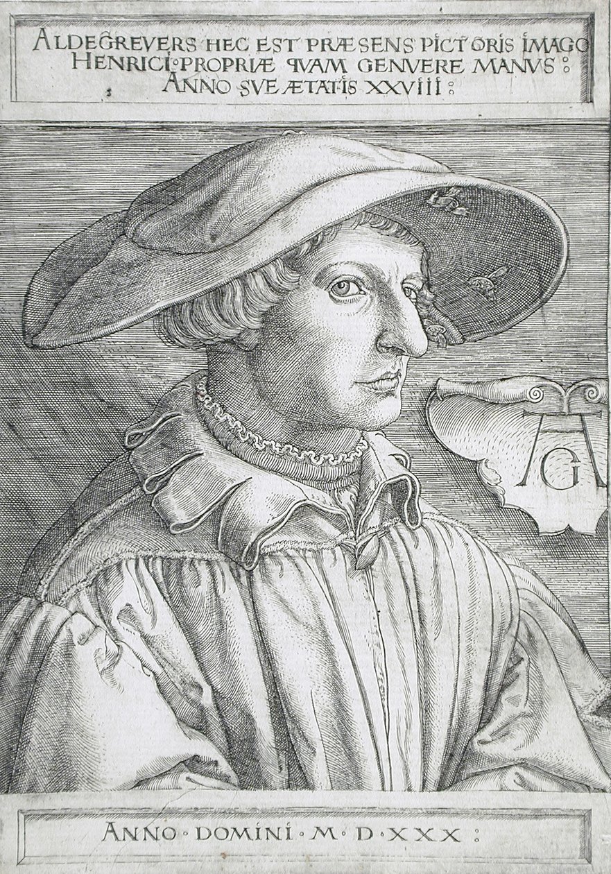 Autoportret autorstwa Heinrich Aldegrever