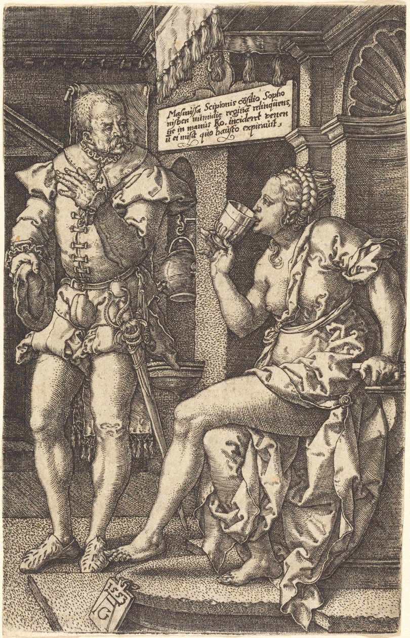 Sofonisba autorstwa Heinrich Aldegrever