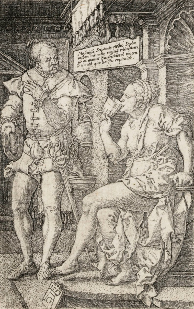 Sophonisbe autorstwa Heinrich Aldegrever