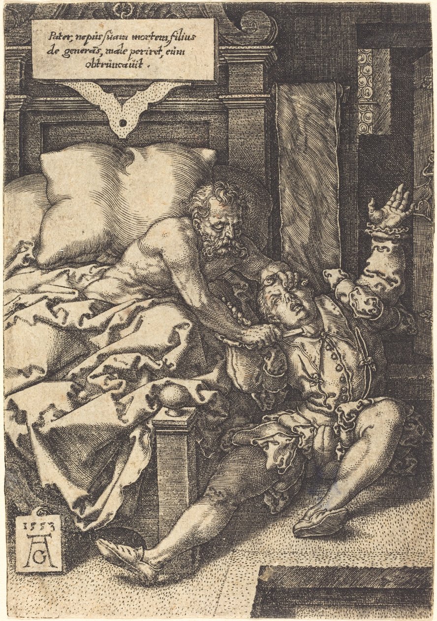Surowy Ojciec autorstwa Heinrich Aldegrever