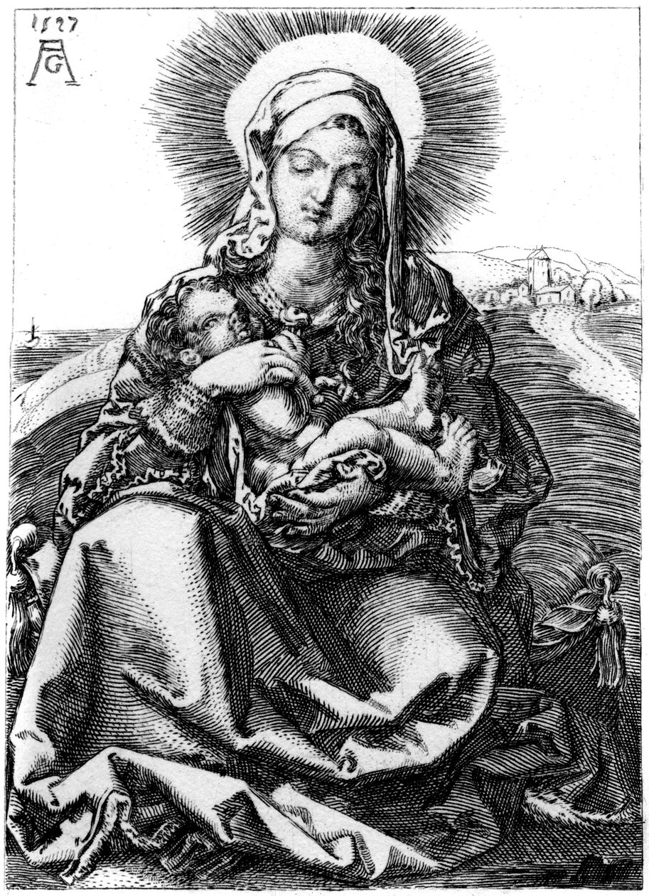 Dziewica, 1527 1849. autorstwa Heinrich Aldegrever