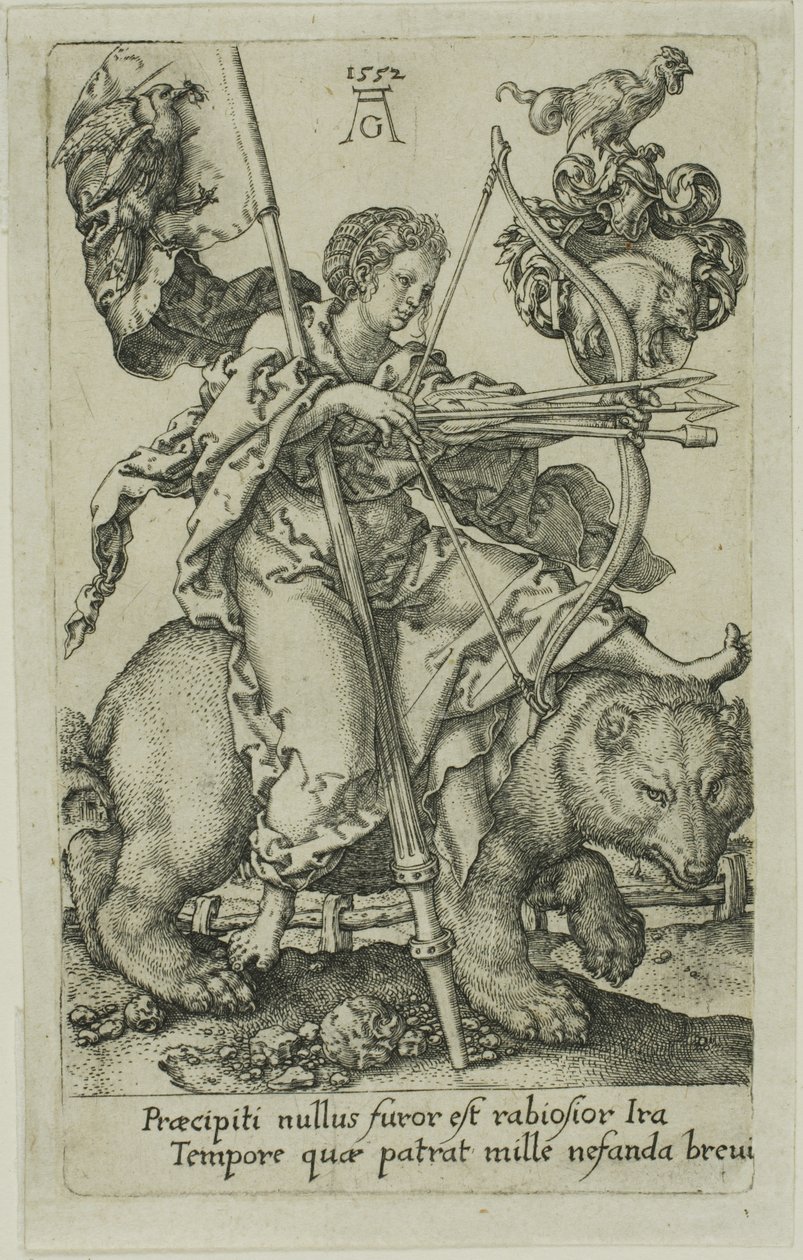 Gniew z wad autorstwa Heinrich Aldegrever