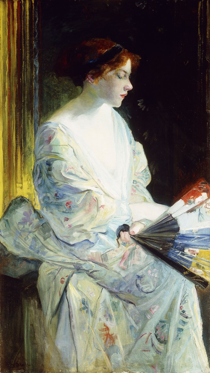Egzotyczna dama, 1911 autorstwa Heinrich Augustus Schwabe