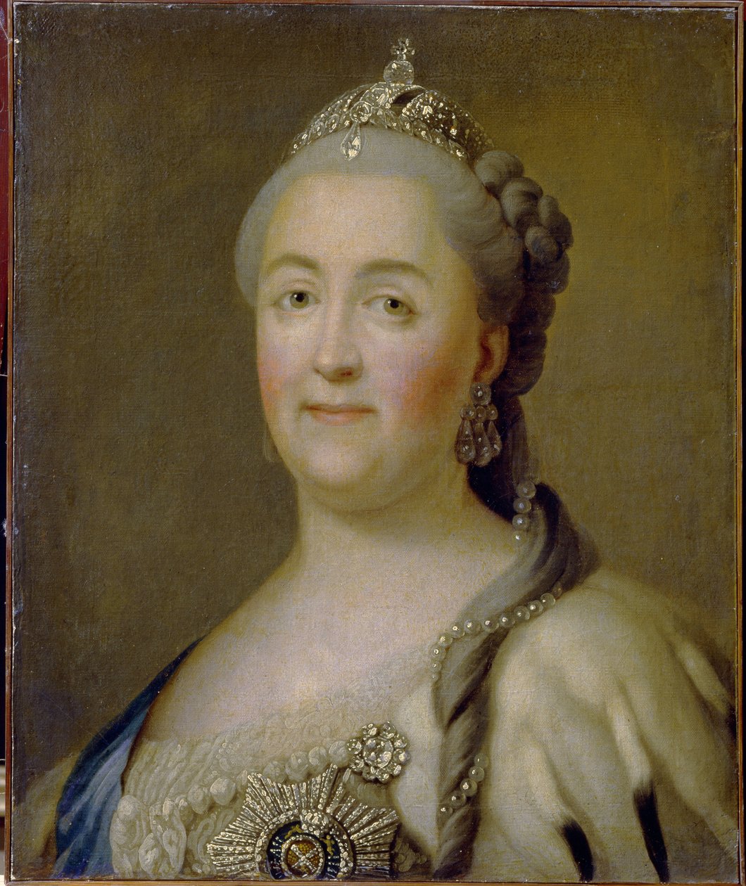 Portret cesarzowej Katarzyny II autorstwa Heinrich Buchholtz