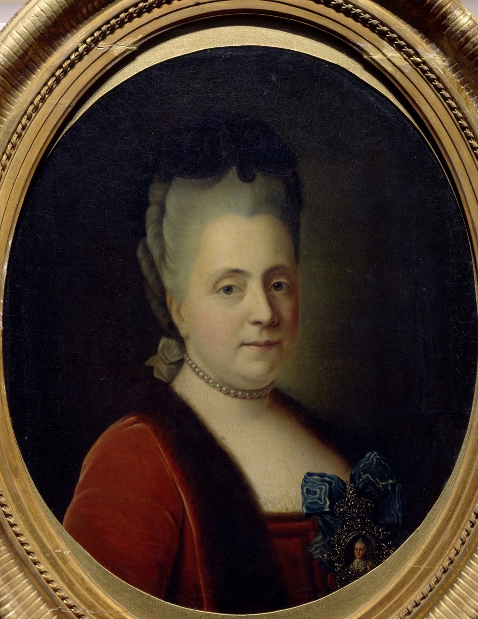 Portret damy dworu księżnej Darii Aleksiejewny Golicyny 1724-1798, 1772 autorstwa Heinrich Buchholz