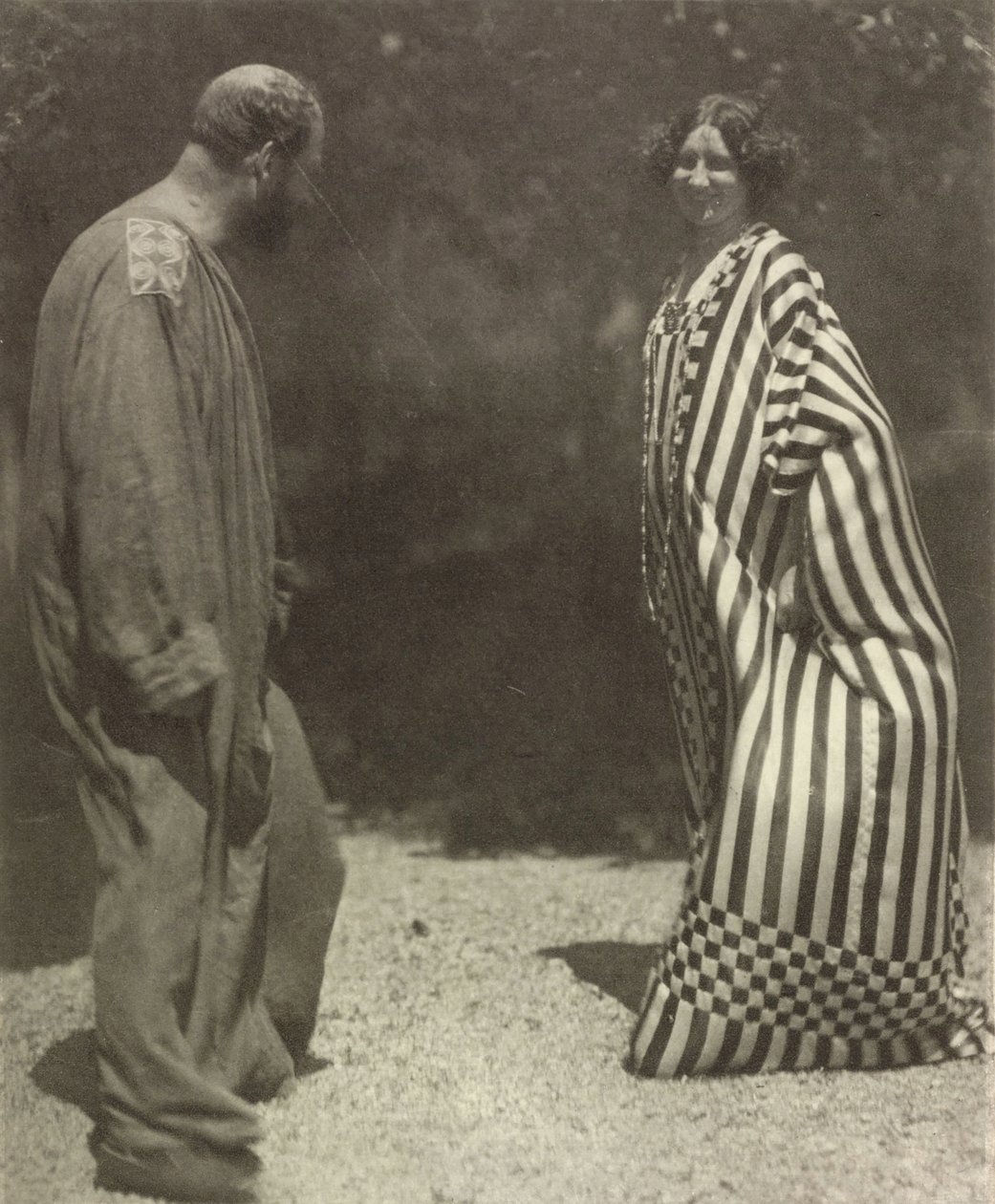 Gustav Klimt i Emilie Flöge, ok. 1930 r. 1909. autorstwa Heinrich Böhler
