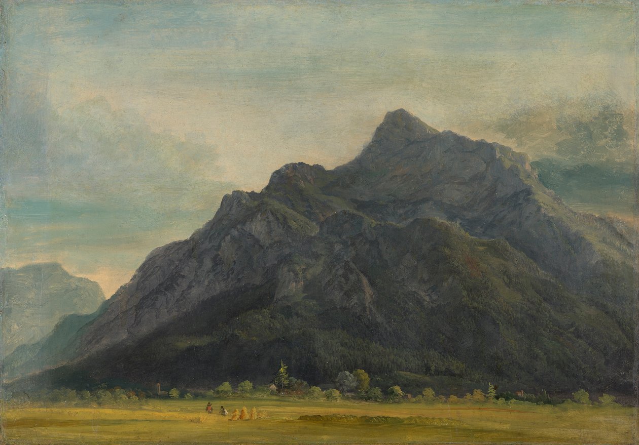 Untersberg koło Salzburga autorstwa Heinrich Burkel