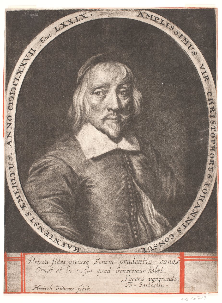 Burmistrz Christopher Hansen autorstwa Heinrich Dittmers