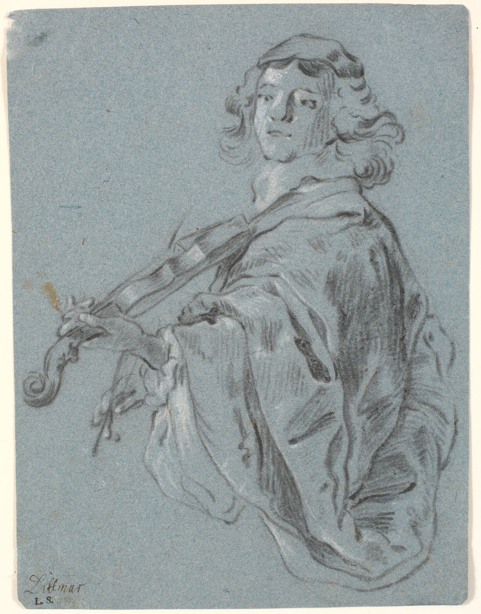 Młody skrzypek autorstwa Heinrich Dittmers