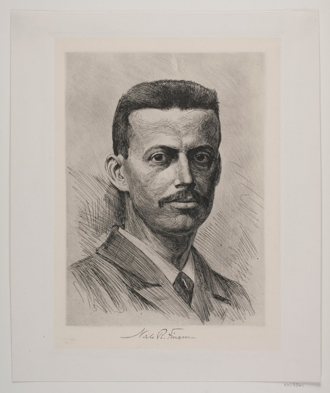 Niels R. Finsen autorstwa Heinrich Dohm