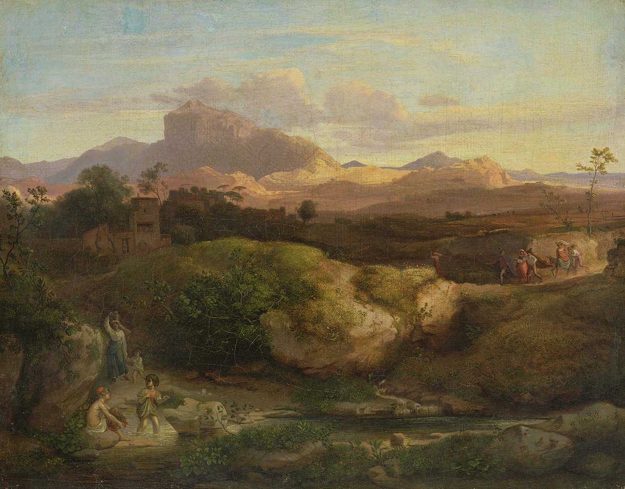 Krajobraz rzymski autorstwa Heinrich Dreber