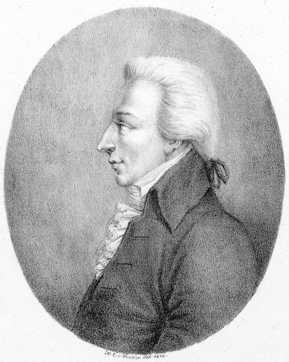 Przedstawiona osoba:  Alessio Prati autorstwa Heinrich Eduard Winter