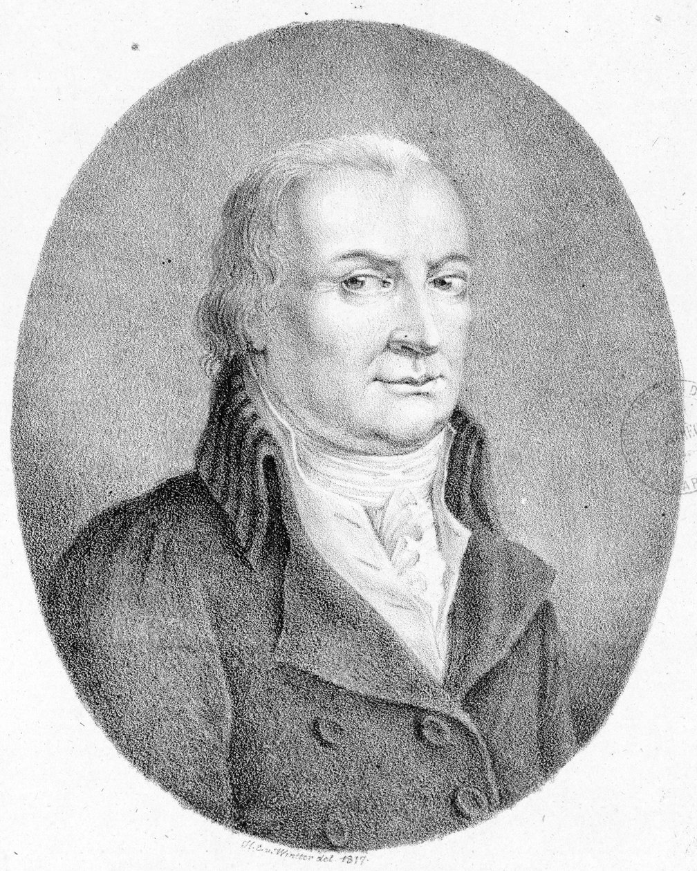 Przedstawiona osoba:  Franz Bühler autorstwa Heinrich Eduard Winter