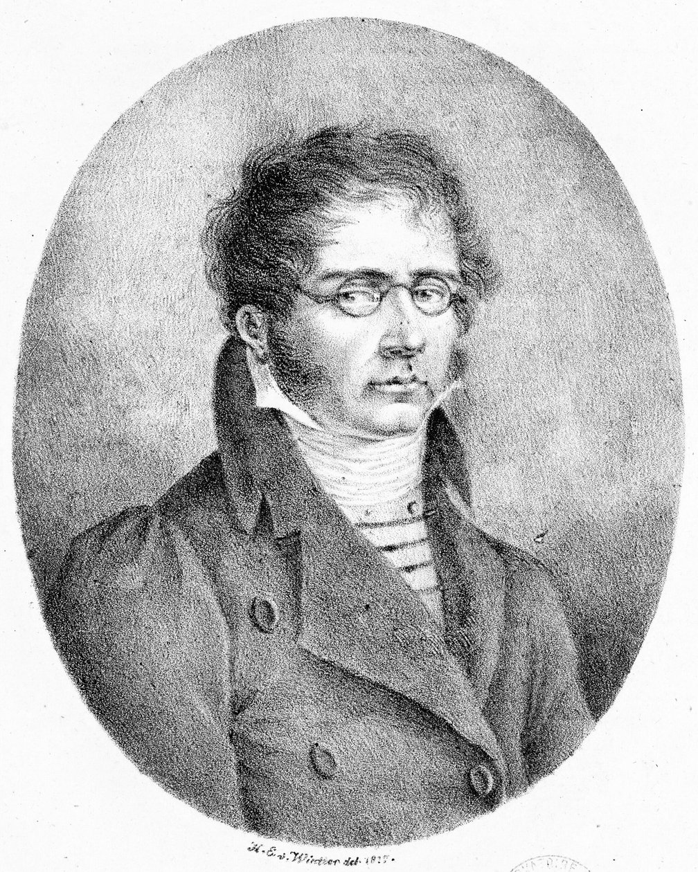 Przedstawiona osoba:  Franz Danzi autorstwa Heinrich Eduard Winter
