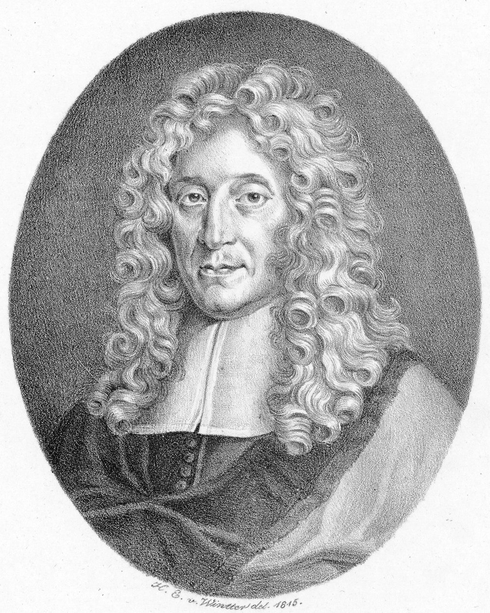 Przedstawiona osoba:  Johann Kaspar Kerll autorstwa Heinrich Eduard Winter