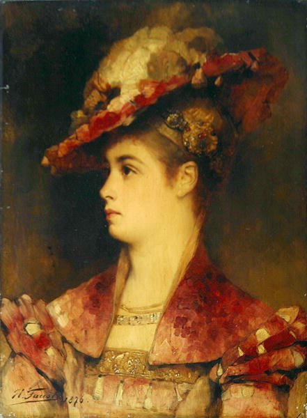 Portret kobiety autorstwa Heinrich Faust