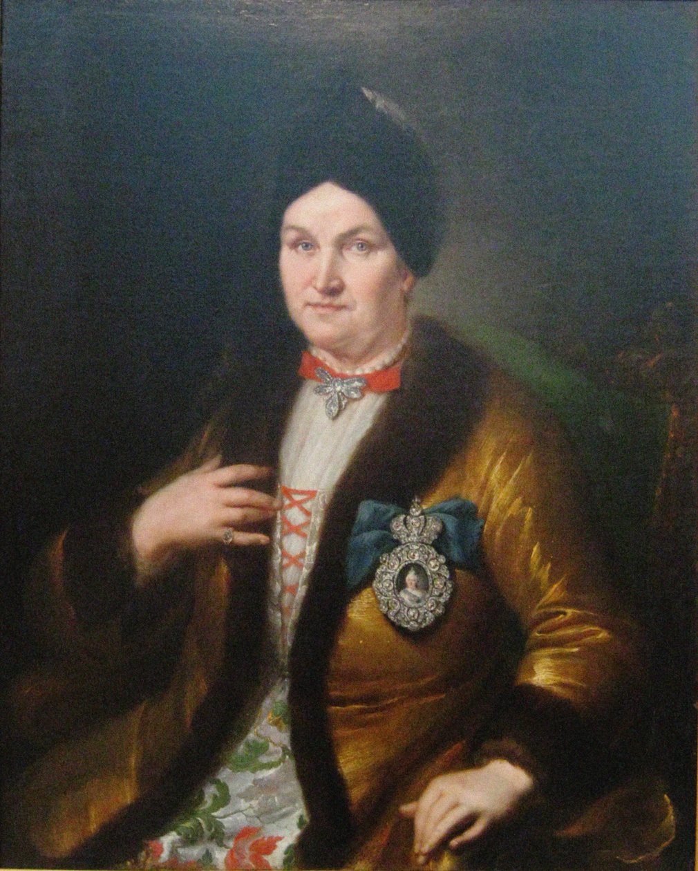 Natalya Demyanovna Razumovskaya, 1746 autorstwa Heinrich Gottlieb Häuser