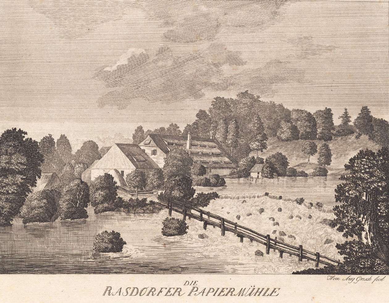 Papiernia Rasdorf autorstwa Heinrich Grosch