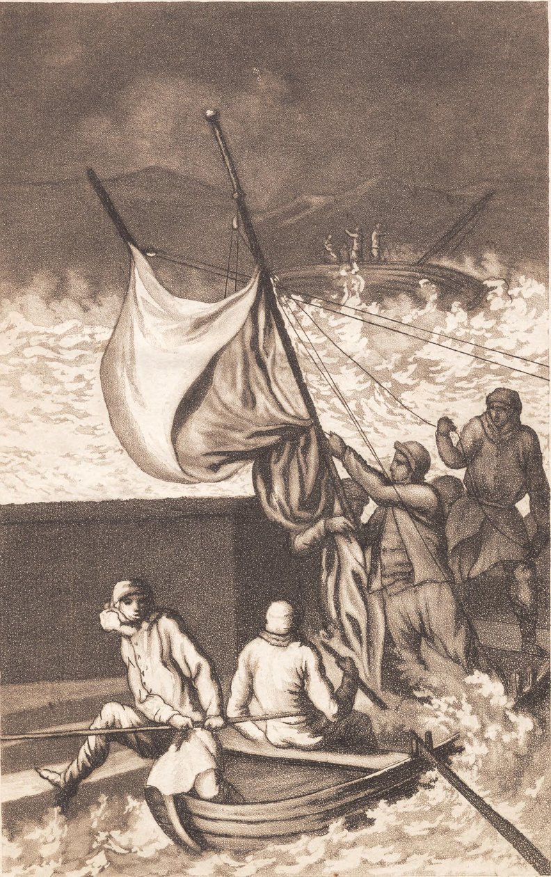 Wrak statku autorstwa Heinrich Grosch
