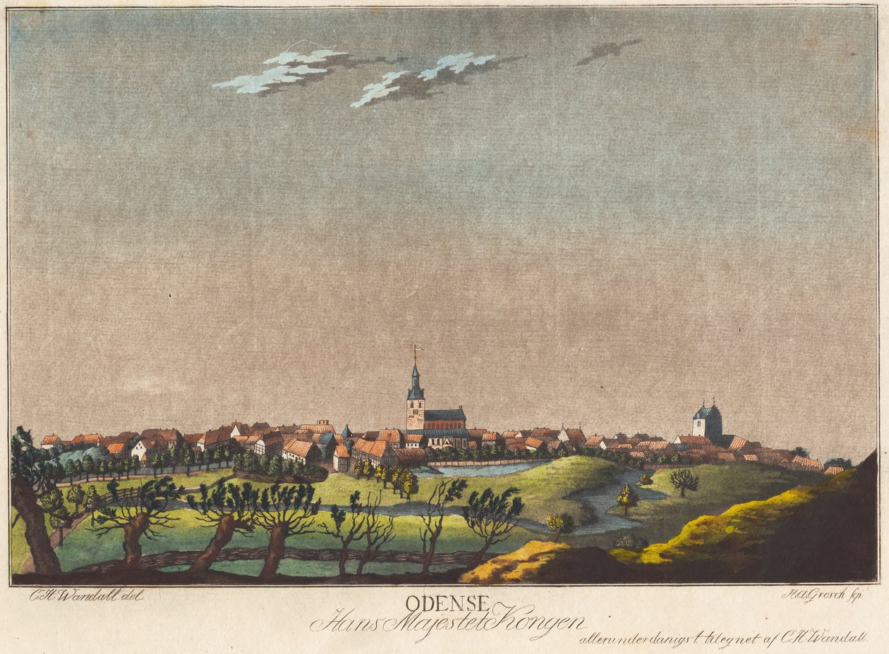 Odense autorstwa Heinrich Grosch