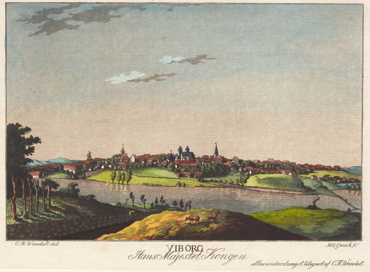 Viborg autorstwa Heinrich Grosch