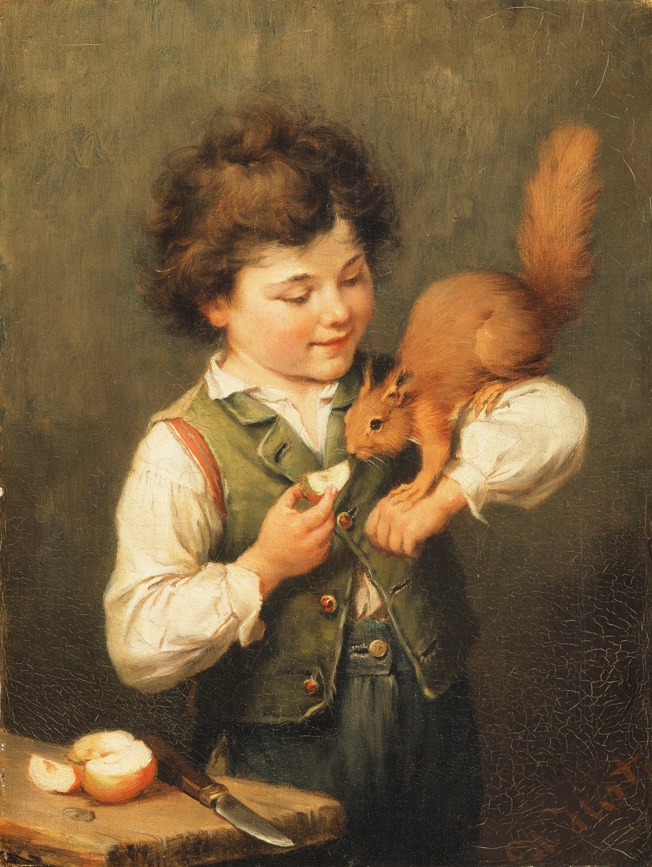 Wiewiórka autorstwa Heinrich Hirt