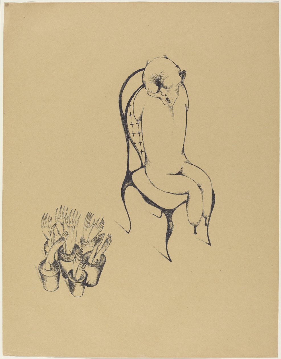 Halucynacje (halucynacje) autorstwa Heinrich Hoerle