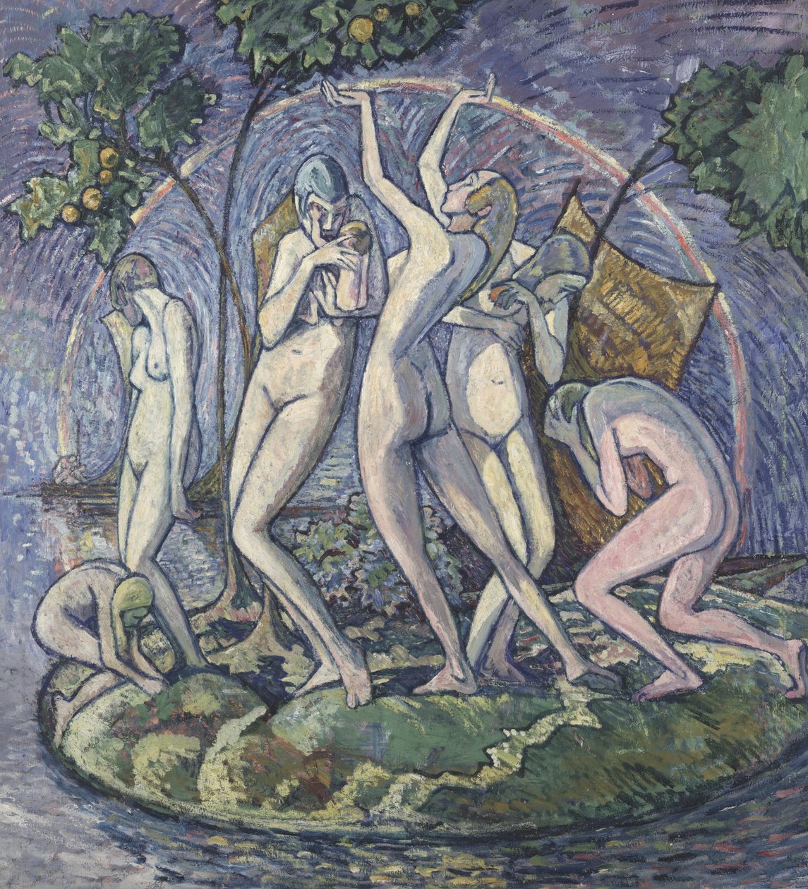 Wyspa Pokoju, ok. 1918-19 autorstwa Heinrich Vogeler