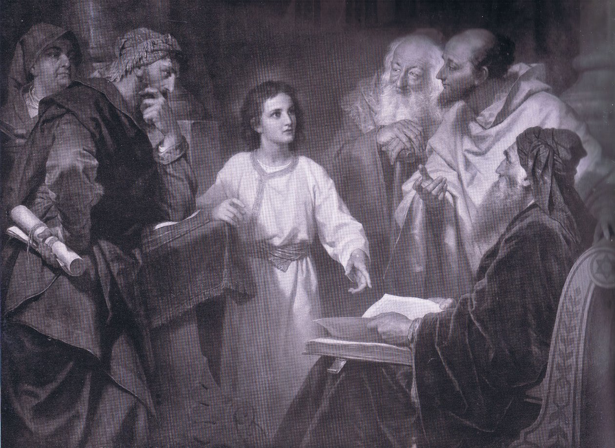 Jezus w młodości, Bibbys Annual, 1916-1917 autorstwa Heinrich Karl Hofmann
