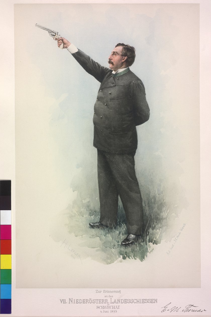 Eduard Michael Thomas-Steuernagel autorstwa Heinrich Lefler
