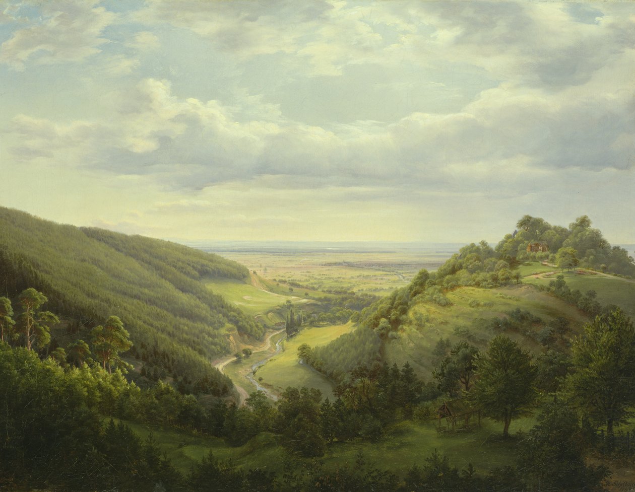 Widok Świętej Góry i Przełęczy, 1846 autorstwa Heinrich Schilbach