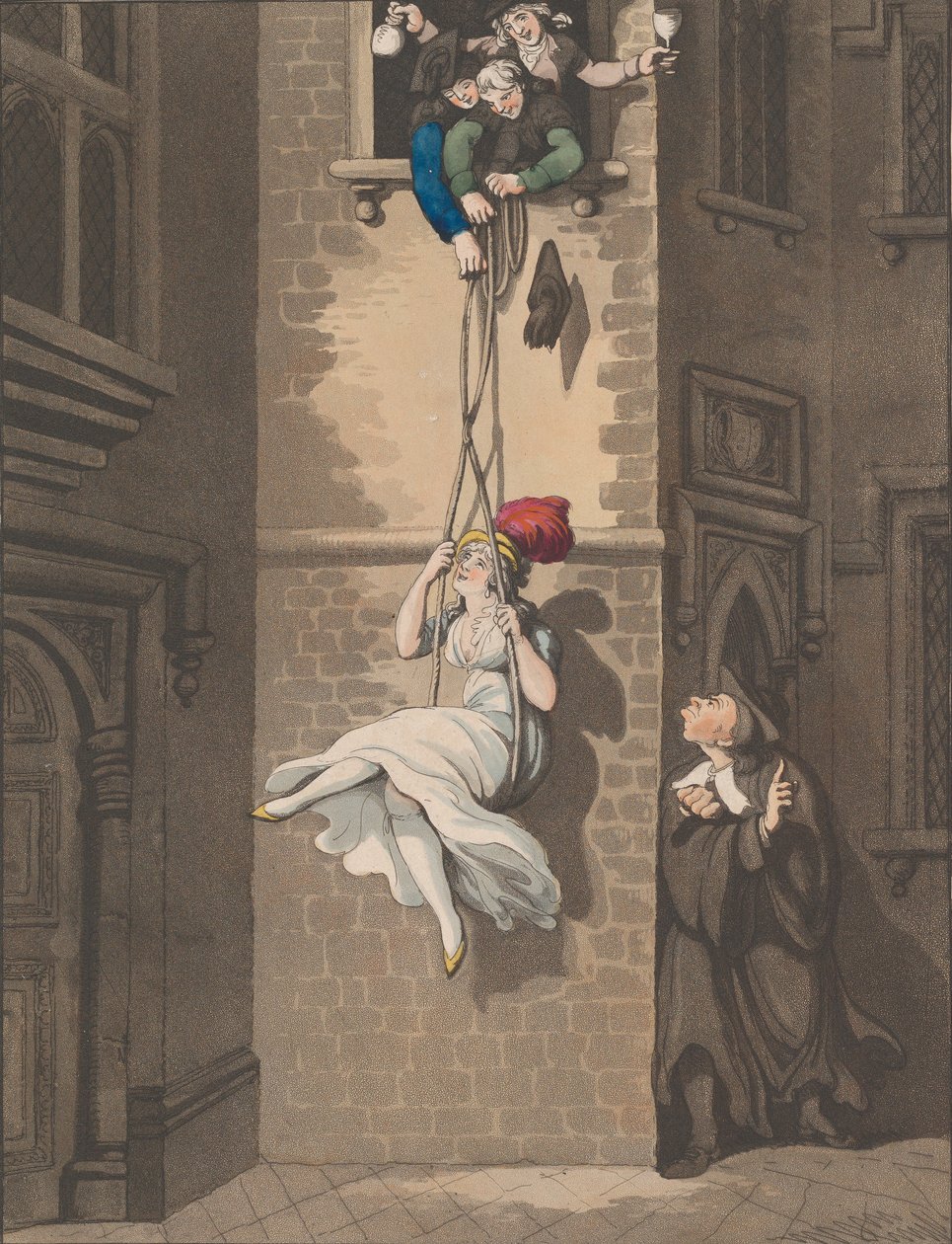Przemyt lub sztuczka uniwersytecka, 8 sierpnia 1798 r. autorstwa Heinrich Schutz