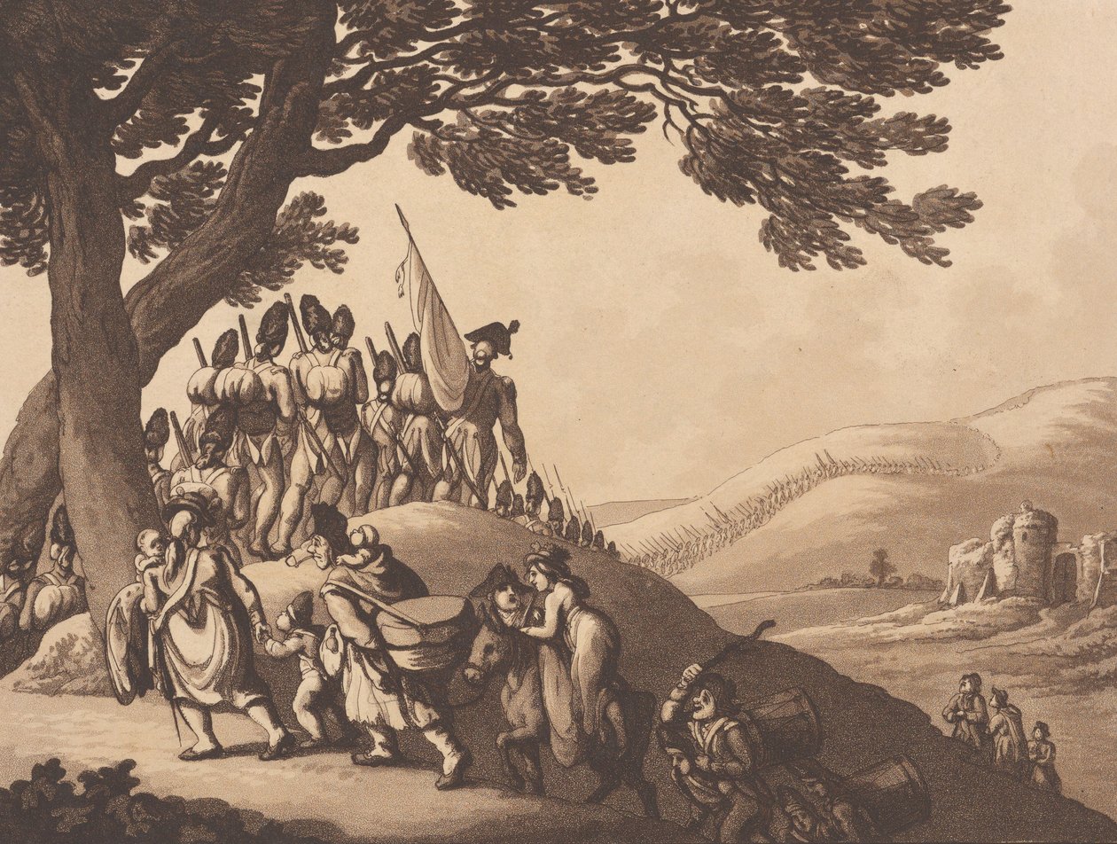 Marsz żołnierzy, 1 kwietnia 1798 r. autorstwa Heinrich Schutz