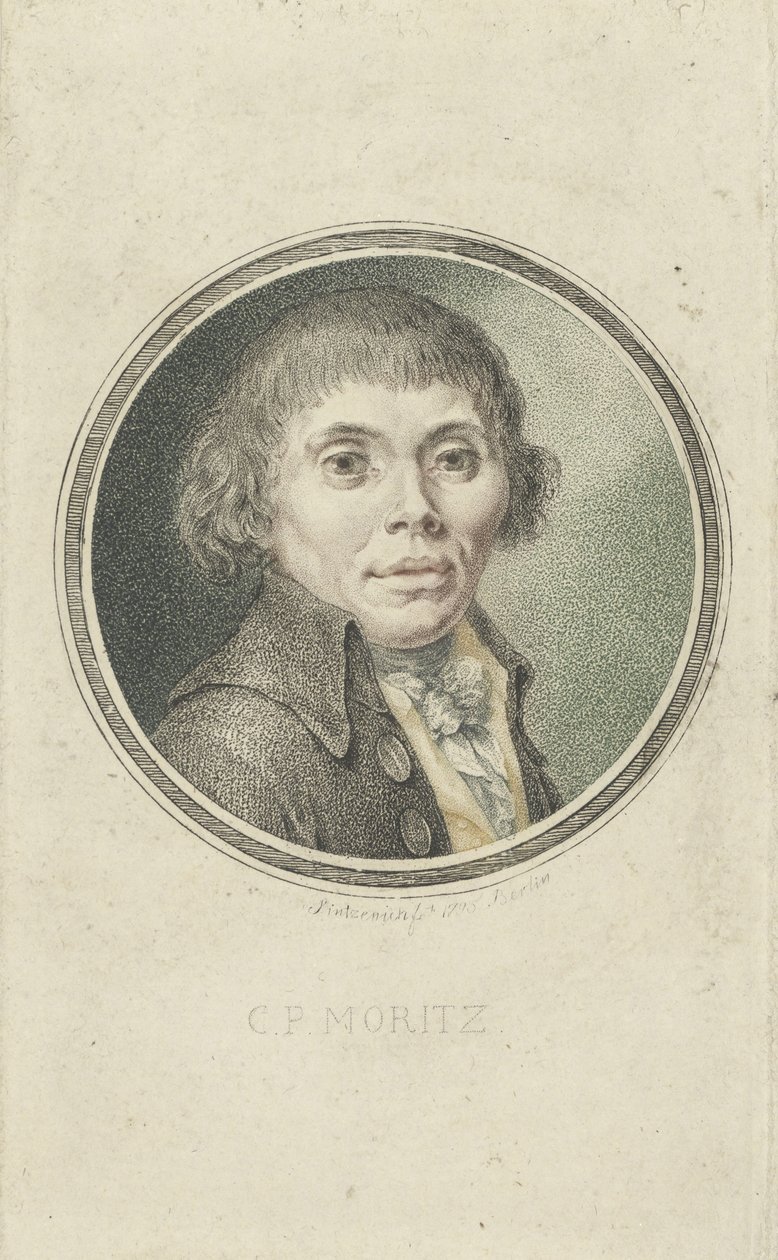 Portret Karola Philippa Moritza 1756-1793 , 1795. autorstwa Heinrich Sintzenich