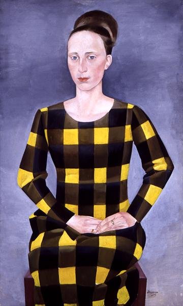 Ingeborg Stegeman, z domu Krause, żona artysty, 1925 autorstwa Heinrich Stegemann