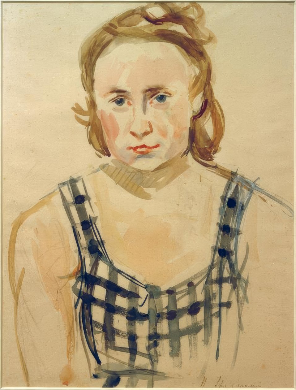 Portret Kate Werner autorstwa Heinrich Stegemann