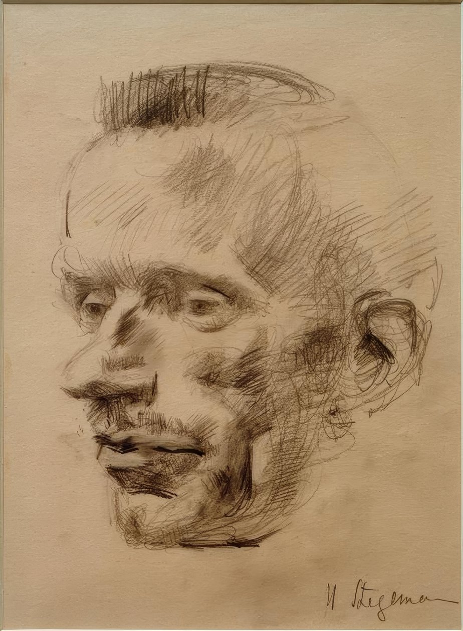Portret Wilhelma Wernera, ok. 1926 autorstwa Heinrich Stegemann