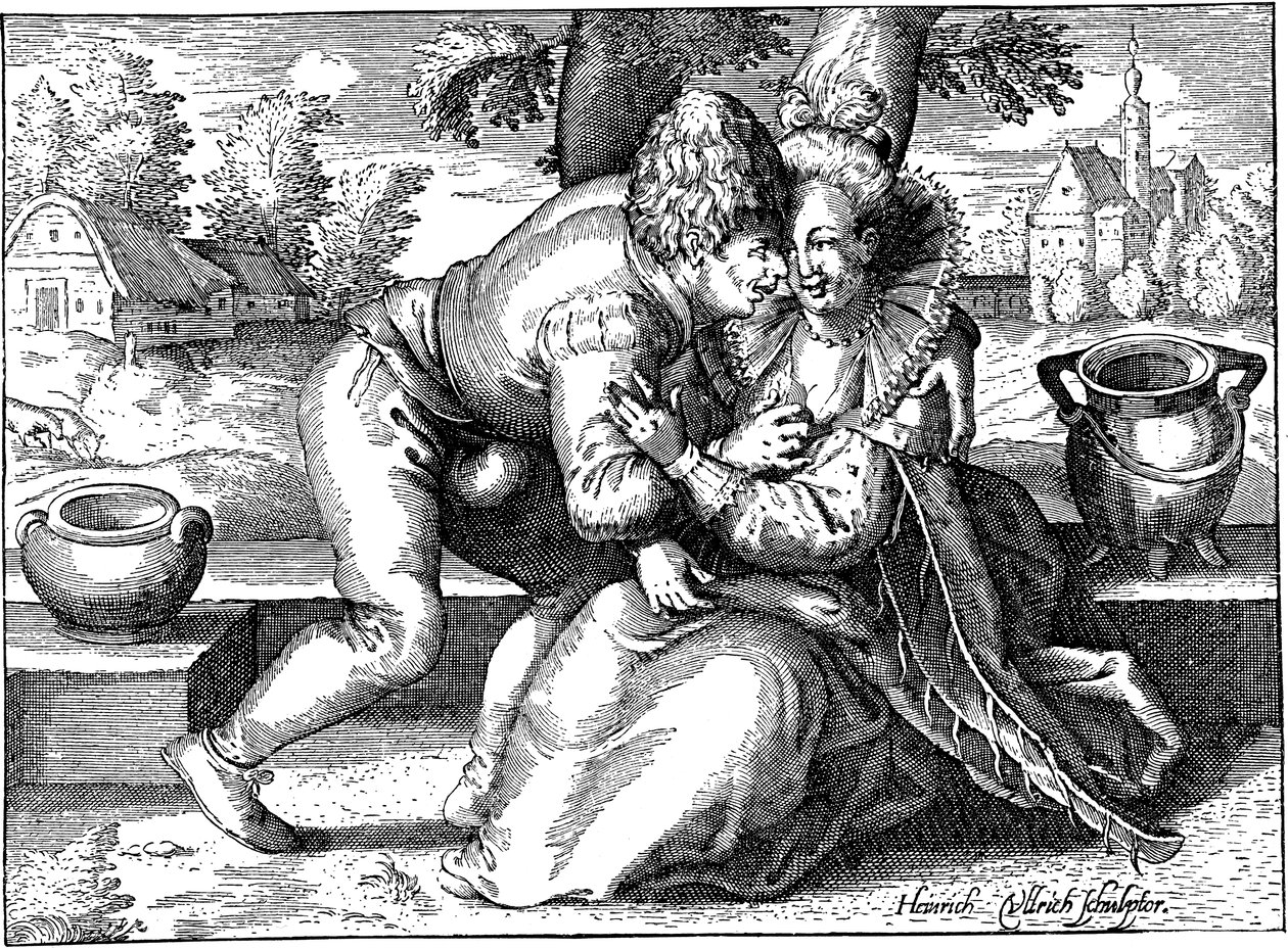 Zakochany chłop. autorstwa Heinrich Ullrich