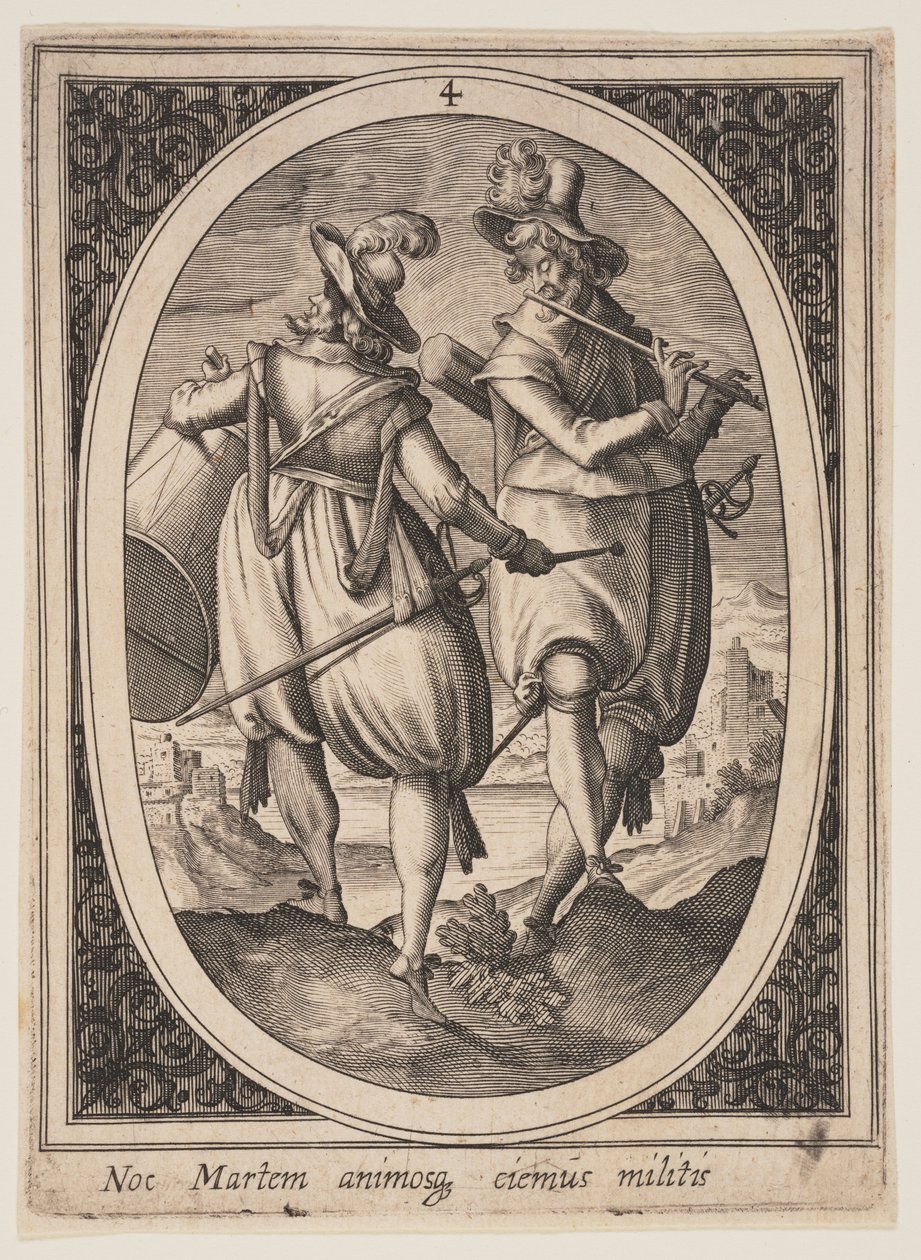 Płyta 4 z Figurki wojskowe autorstwa Heinrich Ulrich