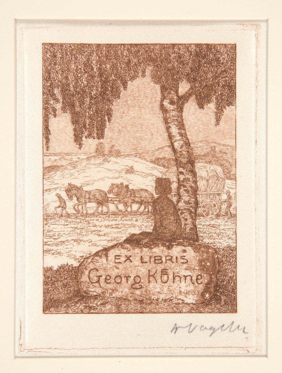Ekslibrisy autorstwa Heinrich Vogeler