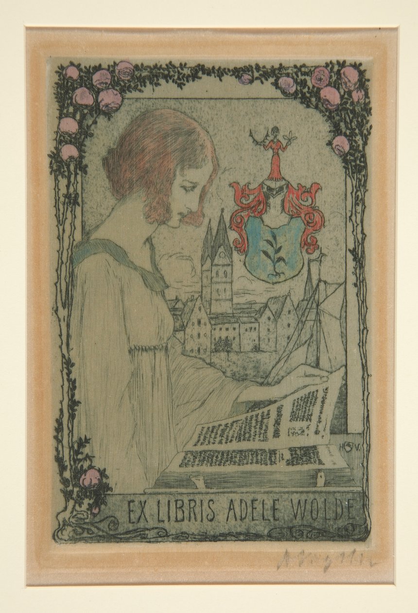 Ekslibrisy autorstwa Heinrich Vogeler