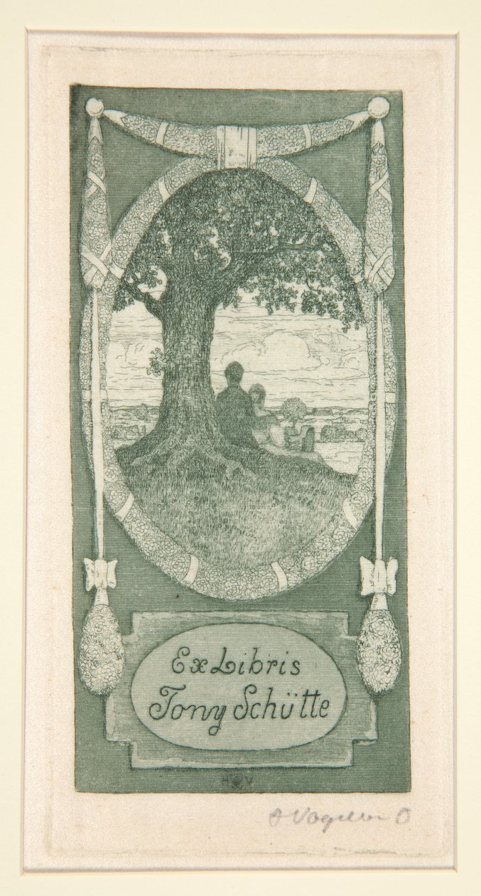 Ekslibrisy autorstwa Heinrich Vogeler