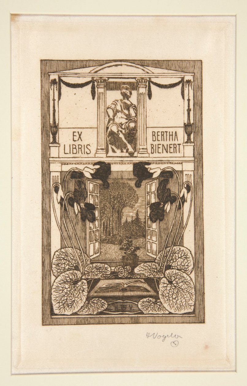 Ekslibrisy autorstwa Heinrich Vogeler